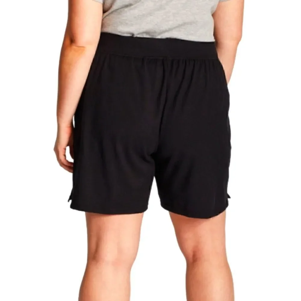 Champion Authentic Activewear Womens Drawstring Black Shorts -I